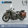 【ZYTOYS】ZY8038A&B 1/6 WW2 U.S. Army Military Motorcycle WLA 1/6スケール 米軍オートバイ