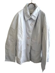 【PRIVEH】フロントダメージ加工Wファブリックカバーオールジャケット(made in Italy)