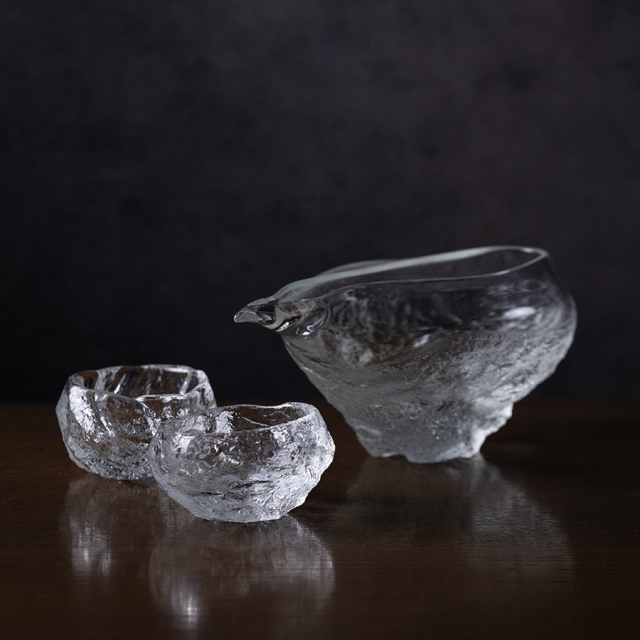 ガラス 酒器 岸本耕平