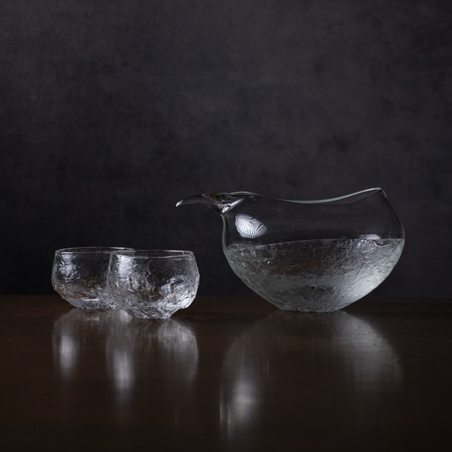 ガラス 酒器 岸本耕平