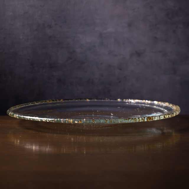 ガラス 大皿 岸本耕平