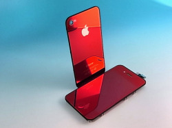 宅配便 送料込 Iphone 4s 専用 フロントパネル バックパネル セット レッド マジックミラータイプ Vario Shop ヴァリオ ショップ