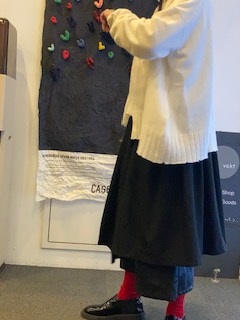 vekt：ボタンラップスカート