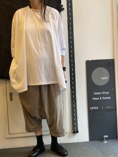 vekt：ワイドドレープティー