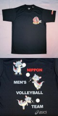 �����å���T�����/XW603B-90B/�֥�å��¡�NIPPON MEN'S VOLLEYBALL TEAM���������˻ҥХ졼�ܡ����������˽����ѥ�������S�������Τ�