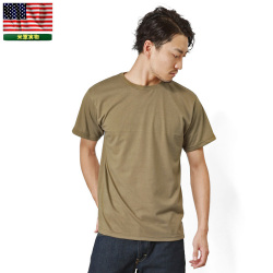 実物 新品 米軍 OCP用 MOISTURE WICKING Tシャツ TAN