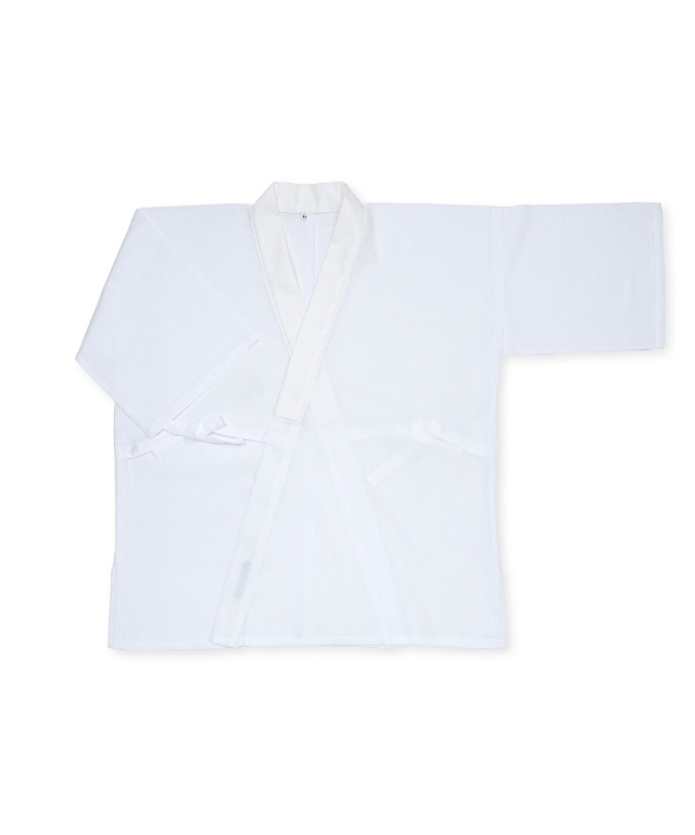 【改】掛衿付高島ちぢみ作務衣下着