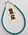 QUA-TSI [�����] NAVAJO WHEEL TURQUOISE NECKLACE