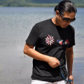 TOECUTTER S/S TEE "SURF FLOWER"