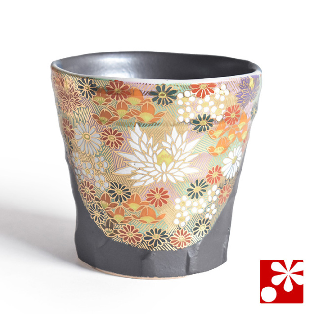 ロックカップ 金花詰(焼酎カップ)【アウトレット】