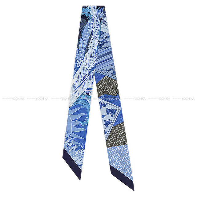 HERMES エルメス コインケース バスティア ヴェルソ オレンジ/セレステ