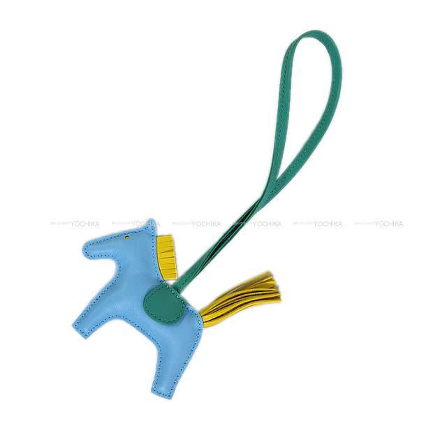 HERMES エルメス バッグチャーム ロデオ PM ジョーヌナプル (ジョーヌ