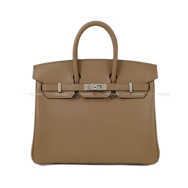 HERMES エルメス ハンドバッグ バーキン25 ベージュドゥワイマール
