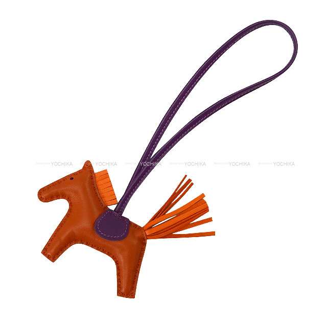 HERMES エルメス バッグチャーム ロデオ PM コーネリアン (コルナリン