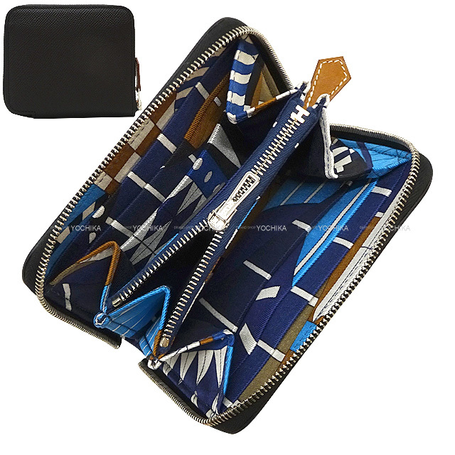 HERMES エルメス 二つ折り財布 アザップシルクイン コンパクト One