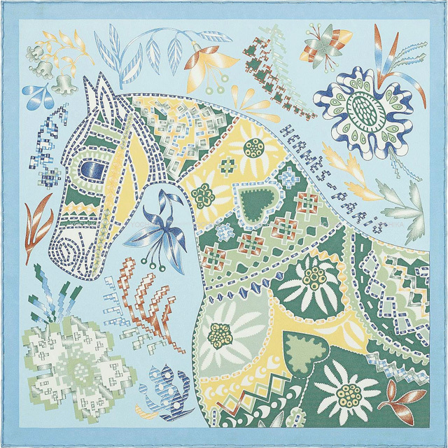 2023年 春夏 HERMES エルメス スカーフ ツイリー 森のささやき Les