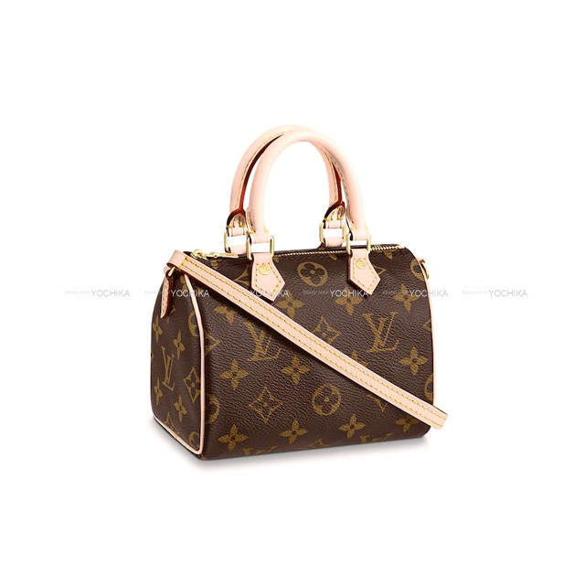 LOUIS VUITTON ルイ・ヴィトン ハンドバッグ ナノ スピーディ ブラウン