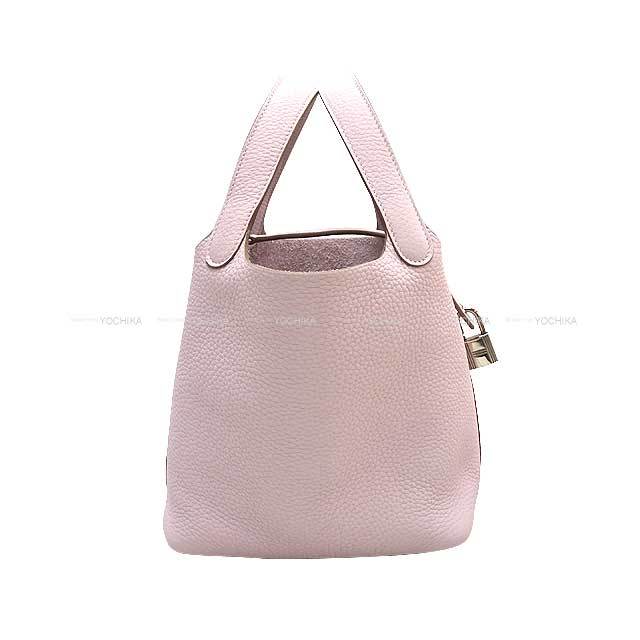 HERMES エルメス ハンドバッグ ピコタンロック 18 PM モーヴペール