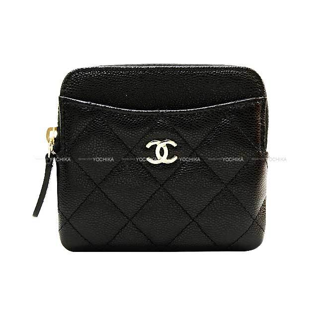 CHANEL キャビアスキン　マトラッセ　コインケース　カードケース CHANEL シャネル コインケース カードケース AP2735 マトラッセ