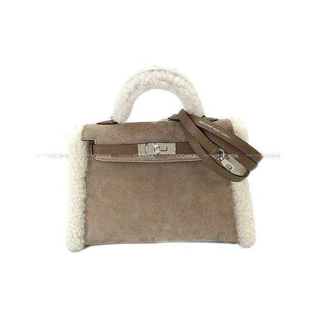 HERMES エルメス ケリー ミニ ドゥ ケリー 20 テディ プルシュ