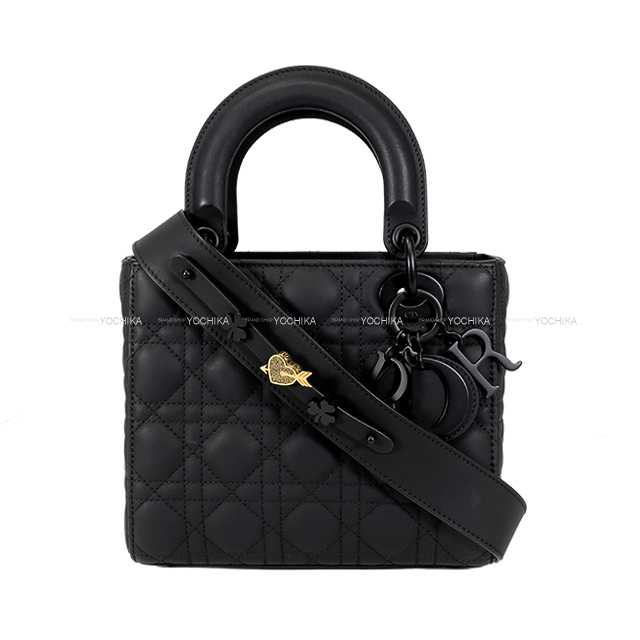 【ヴィンテージ】Rank:A☆Dior BLACK ジオール カロ MIDI バック Dior ディオール ハンドバッグ レディ ディオール My ABC