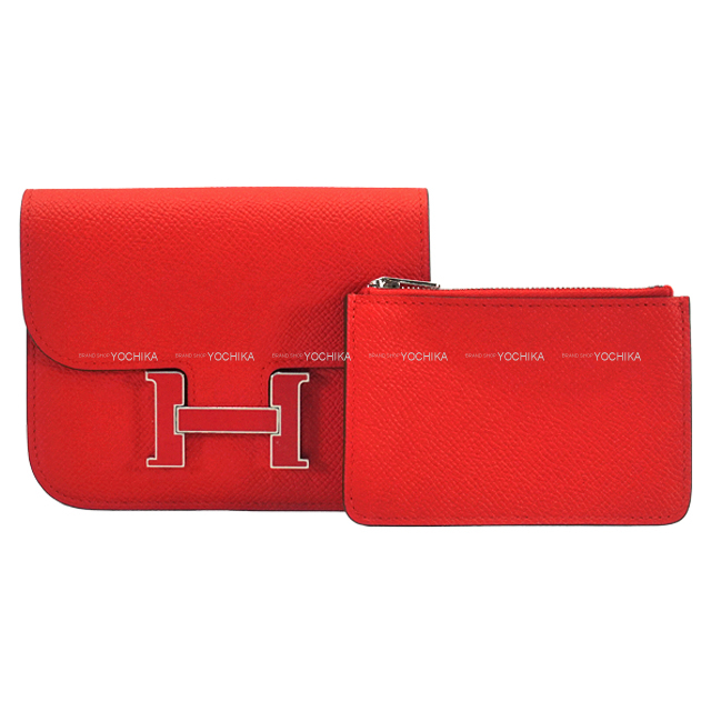 カラー豊富♪HERMES エルメス コンスタンス スリム エプソン素材 エルメス コンスタンス スリム グリメイヤー/ゴールド金具