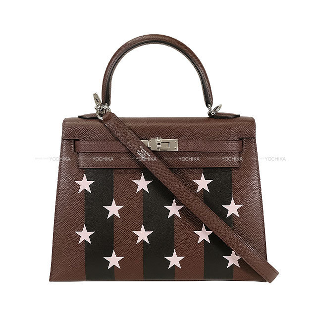 エルメス HERMES ポシェットケリー □H刻 ブラック シルバー金具