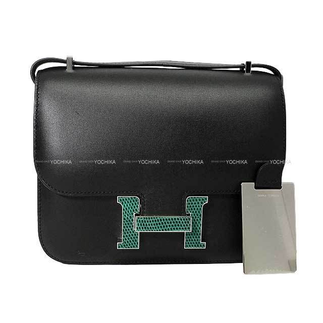 HERMES エルメス カルメン チータ プティ ポンポン 17 セレステ
