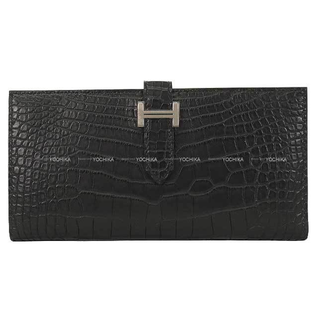 CHANEL シャネル 三つ折り財布 マトラッセ ココマーク コンパクト 黒