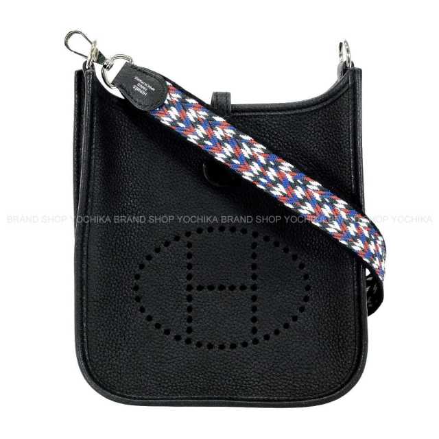 HERMES エルメス コインケース バスティア 黒 (ブラック) シェーブル