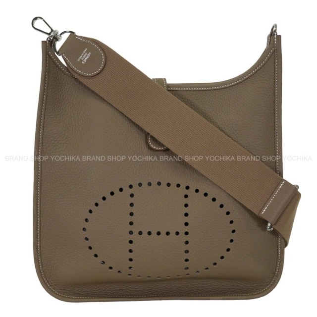 HERMES エルメス カルメン チータ プティ ポンポン 17 セレステ