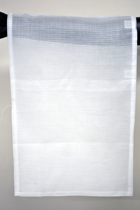 9FT麻ならではの清涼感とシャリ感と絽目★ 【麻/絽】 美容替袖　1尺3寸　49cm（標準）