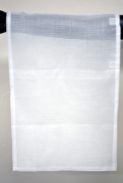 9FT麻ならではの清涼感とシャリ感と絽目★ 【麻/絽】 美容替袖　1尺3寸　49cm（標準）