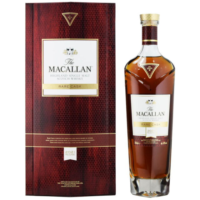 【30年以上の長期熟成原酒★厳選された16種のシェリー樽】マッカラン レアカスク 2021リリース 43% 700ml