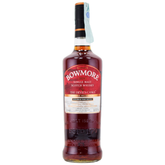 【オールドボトル★当店お薦め★香りの宝庫、エキゾチックなフルーツ、マンゴー、燻製したフルーツケーキ】ボウモア デビルズカスク 3rd 56.7% 700ml