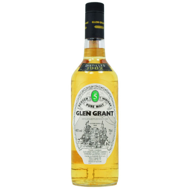 【オールドボトル★イタリアの若き伝説★元祖「5年とは思えない驚きの味わい」】グレングラント 1982 5年 40% 750ml