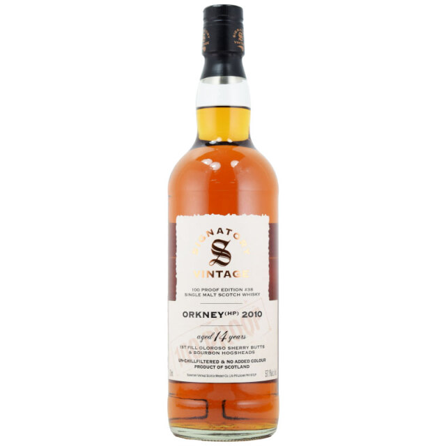 【甘いレザー、スモーキーなラズベリー、甘くウッディ、心地よい噛み応えのある甘さ】ハイランドパーク 2010 14年 100プルーフエディション(シークレットオークニー表記) 57.1% 700ml