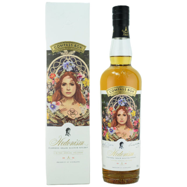 【シリーズで初めてクラシックなシェリースタイル★ブレンドカスタード、バタースコッチ、カフェオレ、バタークッキー、ココナッツ、アマレット】ヘドニズム アニュアルリリース2026 46% 700ml