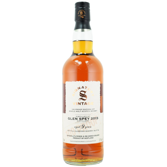 【ドライフルーツ、レーズン、ローストナッツ、濃厚なシェリー、カカオ豆】グレンスペイ 2015 9年 100プルーフエディション 57.1% 700ml