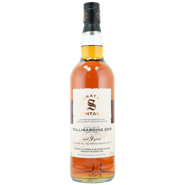 【素晴らしくウッディ、キャラメル、モルト、味わいがとても濃厚なので舌の上に長く残ります】タリバーディン 2015 9年 100プルーフエディション 57.1% 700ml