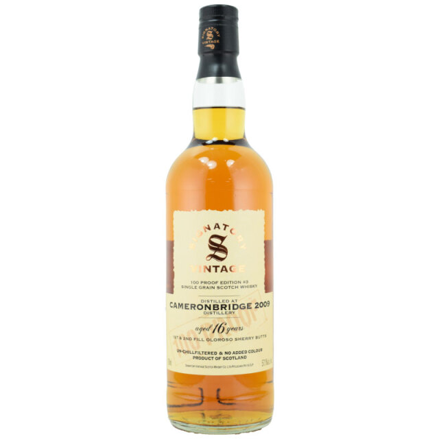 【フローラル、バニラシュガー、オレンジ、コーヒーキャンディ】キャメロンブリッジ 2009 16年 100プルーフエディション 57.1% 700ml