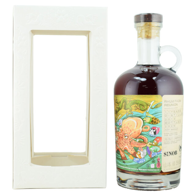 【カシスやザクロ、グリルしたオレンジ、塩キャラメル、ローストピーナッツ、深く印象に残る一本】レユニオン 2013 11年 ミャオジアム for SINOB 49.8% 700ml