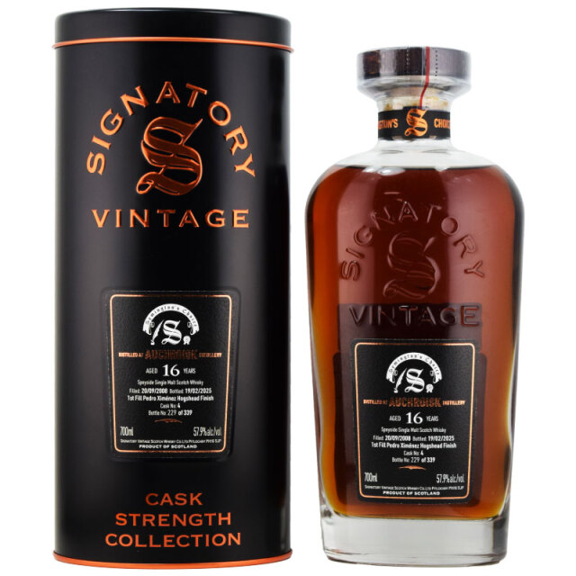 【国内24本★当店2本のみ★シトラス、サルタナ、レモンパイ、ダークハニー、上品】オスロスク 2008 16年 サイミントンズチョイス 57.9% 700ml