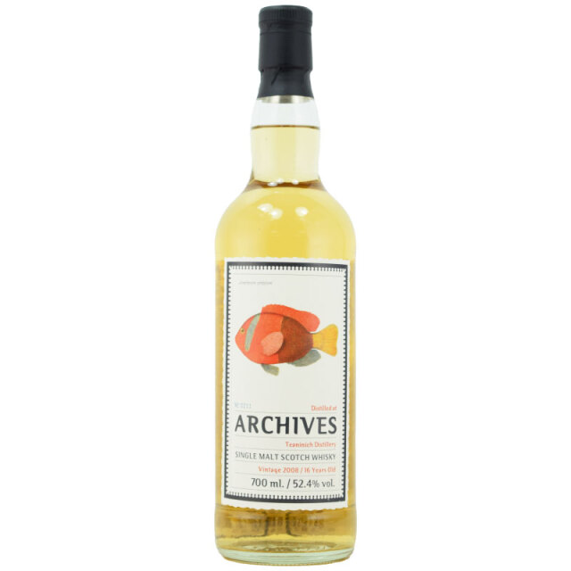 【グラニースミスアップル(酸味のあるシャキっとしたりんご)とバートレットペア(洋ナシ)、ハニーローストピーナッツ】ティーニニック 2008 16年 アーカイブス 52.4% 700ml