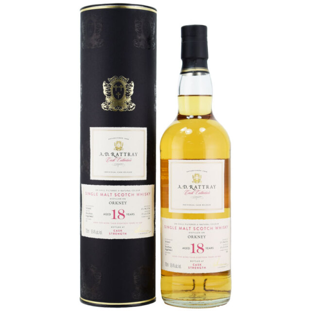 【ヨード、スモーク、バニラ、湿ったスモーク、柑橘ピール】オークニー 2006 18年 デュワーラトレー 58.4% 700ml