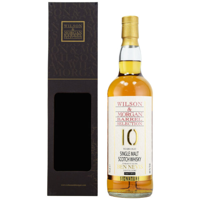 【ナッツの香ばしさ、シェリーの甘さ、オイリー、蜂蜜の柔らかな甘さ、塩ピーナッツ】ベンネヴィス 2014 10年 ウィルソン&モーガン 48% 700ml