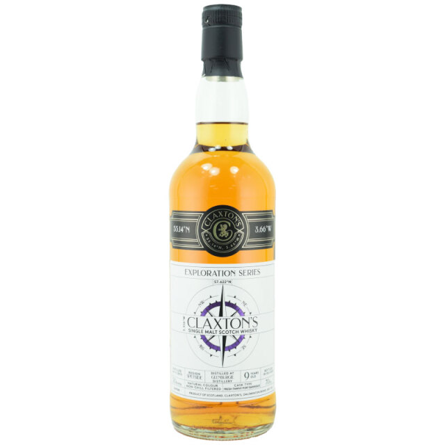 【芳醇でアロマティック、アーモンドフレークタルト、ストロベリー&クリーム、モルティさと麦芽糖】グレンバーギー 2015 9年 クラクストンズ 50% 700ml