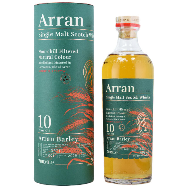 【アラン島南部の契約農家で栽培された大麦のみを使用した限定品】アラン バーレイ 10年 50% 700ml