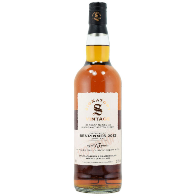 【熟した果実、ナッツの殻、フルーティさ、熟した桃、アイスティー、ミラベル、ナッツチョコレート、ヌガークリーム】ベンリネス 2012 13年 100プルーフエディション 57.1% 700ml