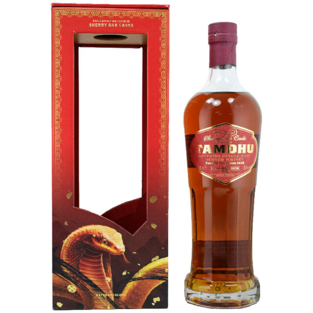 【100%オロロソシェリー樽★ブルーベリークリーム、オレンジの皮、リッチ、マンダリンオレンジ】タムデュー スネークエディション 58.9% 700ml